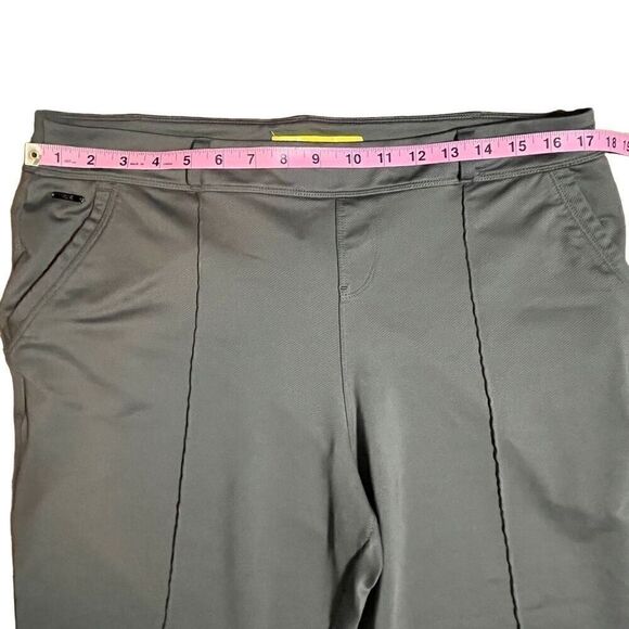 Lole Women's Gray Slim Fit Stretch Pullover Trousers Size Large - Picture 7 of 9